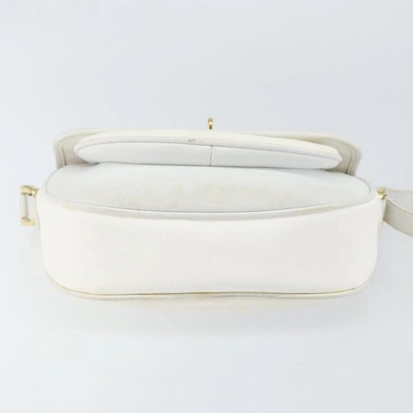 GUCCI Micro GG Supreme Shoulder Bag PVC White Gold 001 406 0259 Auth 146962 - Picture 7 of 16